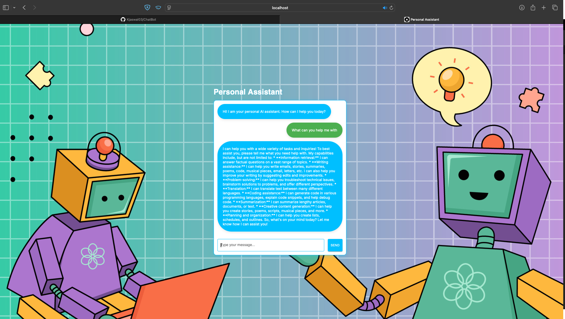 AiChatbot App Screenshot 1