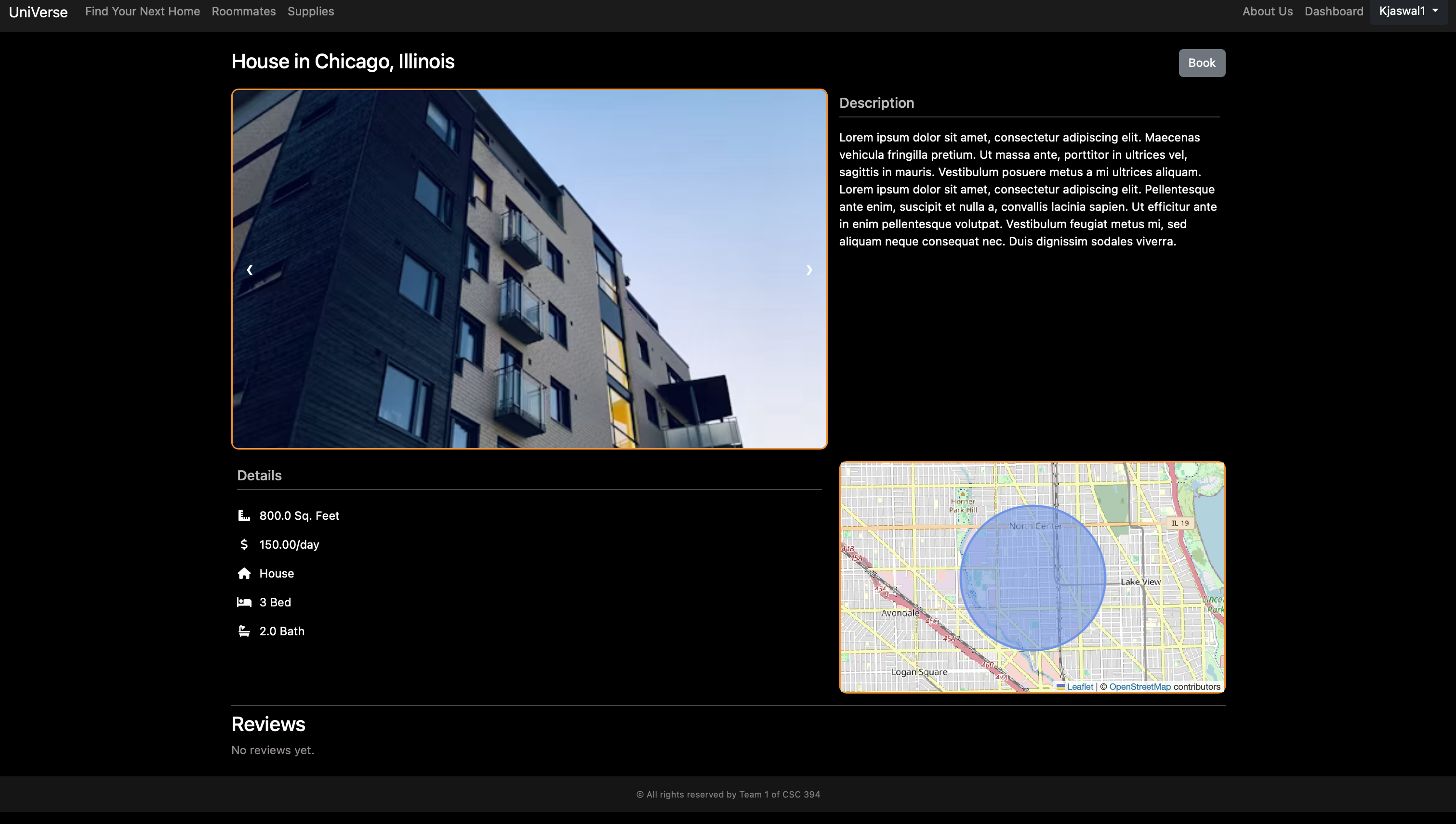 UniVerse Project Screenshot 3